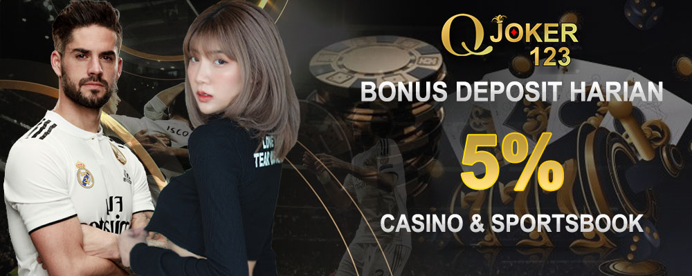 Bonus Deposit Harian 5% Kartu & Sportsbook